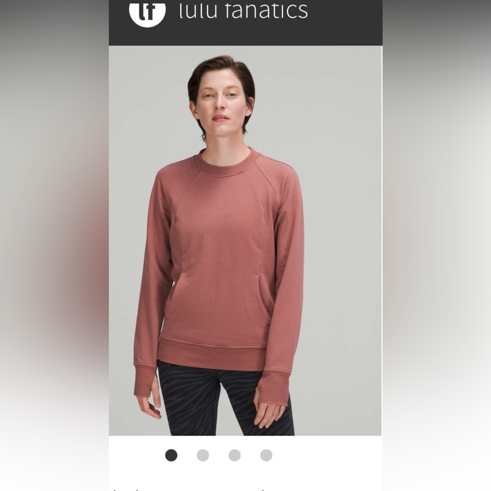 NWT lululemon scuba crew
